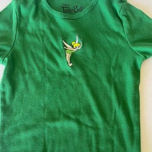 Disney green tinker bell bby tee